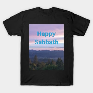 Happy Sabbath Sunset Photograph T-Shirt